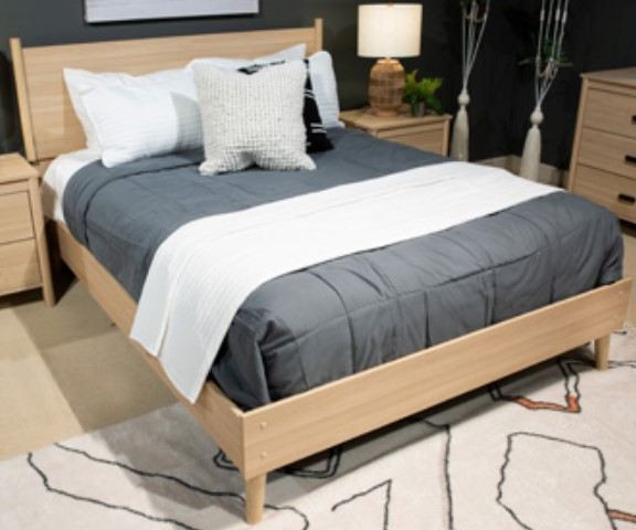 Signature Design By Ashley® Cabinella Natural Full Platform Panel Bed ...