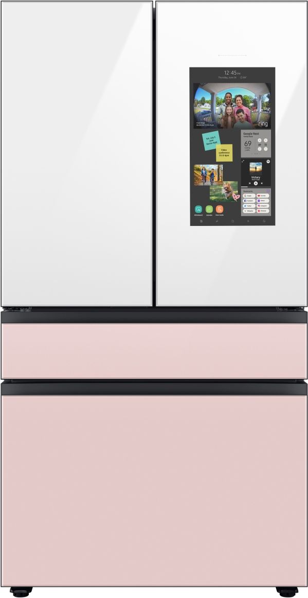 Samsung Bespoke 18" White Glass French Door Refrigerator Top Panel 6