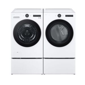 LG Smart 4.5 cu.ft. Font Load Washer and Gas Dryer pair w/  Steam Technology