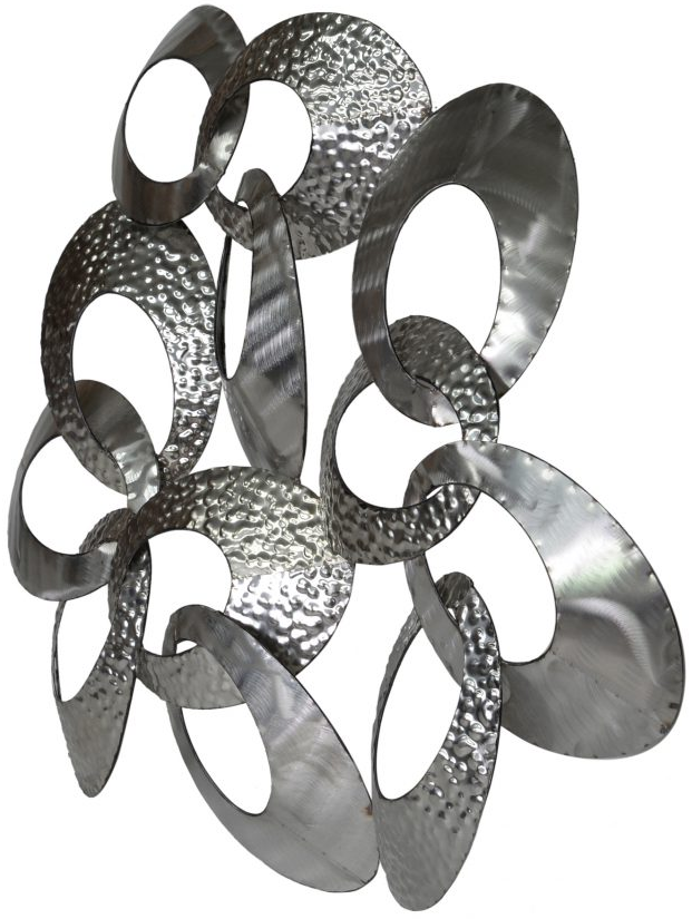 Moe's Home Collection Silver Looped Metal Wall Decor 1