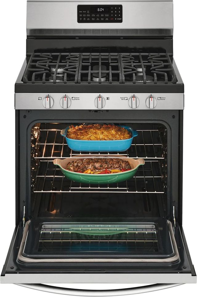 Frigidaire Gallery® 30" Stainless Steel Free Standing Gas Range with Air Fry 4