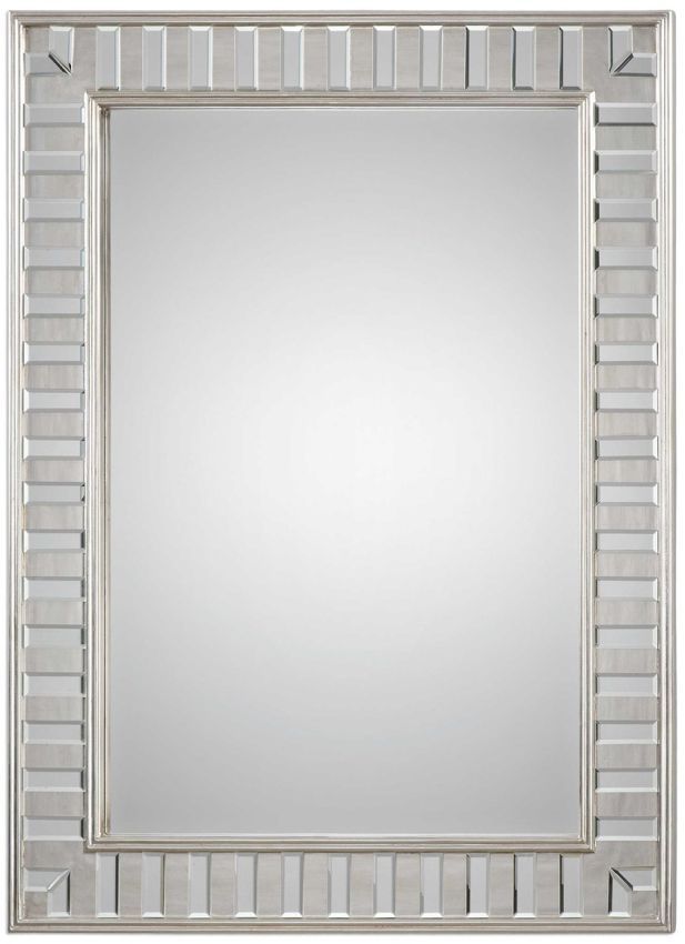 Uttermost® by Jim Parsons Lanester Silver Leaf Mirror-0