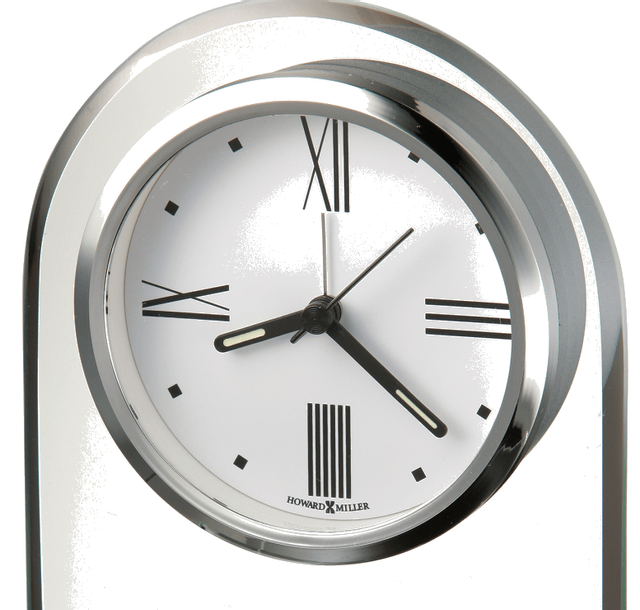 Howard Miller® Regent Silver Tabletop Clock 1