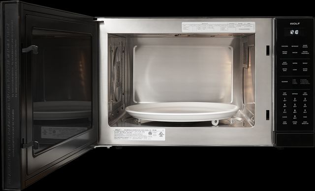 Wolf® 1.5 Cu. Ft. Black Built In Convection Microwave 1