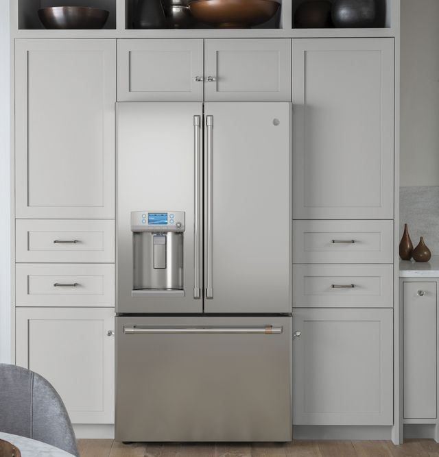 Réfrigérateur à portes françaises à profondeur de comptoir de 36 po Cafe™ de 22,2 pi³ - Acier inoxydable 7