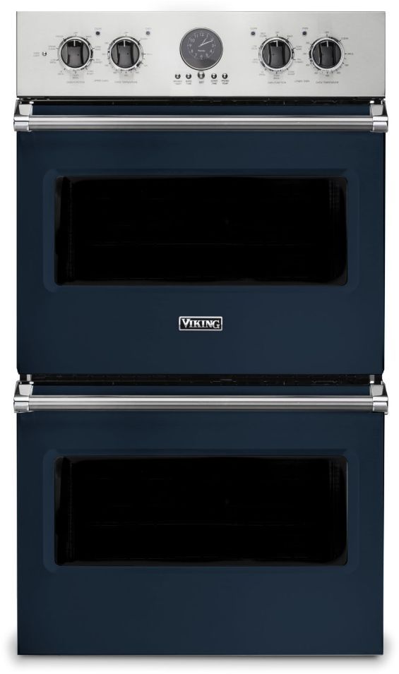 Viking® 5 Series 30" Slate Blue Professional Built In Double Electric Premiere Wall Oven