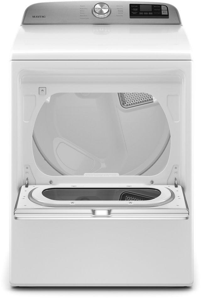 Maytag® 7.4 Cu. Ft. White Front Load Gas Dryer-MGD6230HW-2