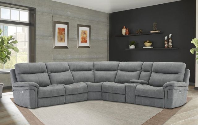Parker House® Mason 6-Piece Carbon Sectional Sofa Set 1