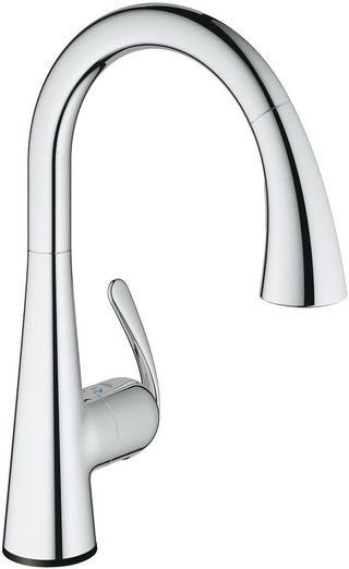 Grohe Ladylux Touch StarLight Chrome Single-Handle Kitchen Faucet