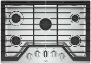 Whirlpool® 30" Stainless Steel Gas Cooktop