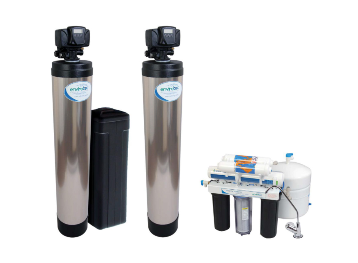 6-Stage Reverse Osmosis System and Water Softener Premium Water