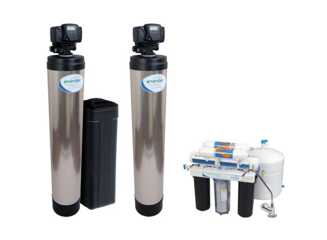 6-Stage Reverse Osmosis System and Water Softener Premium Water Package-0