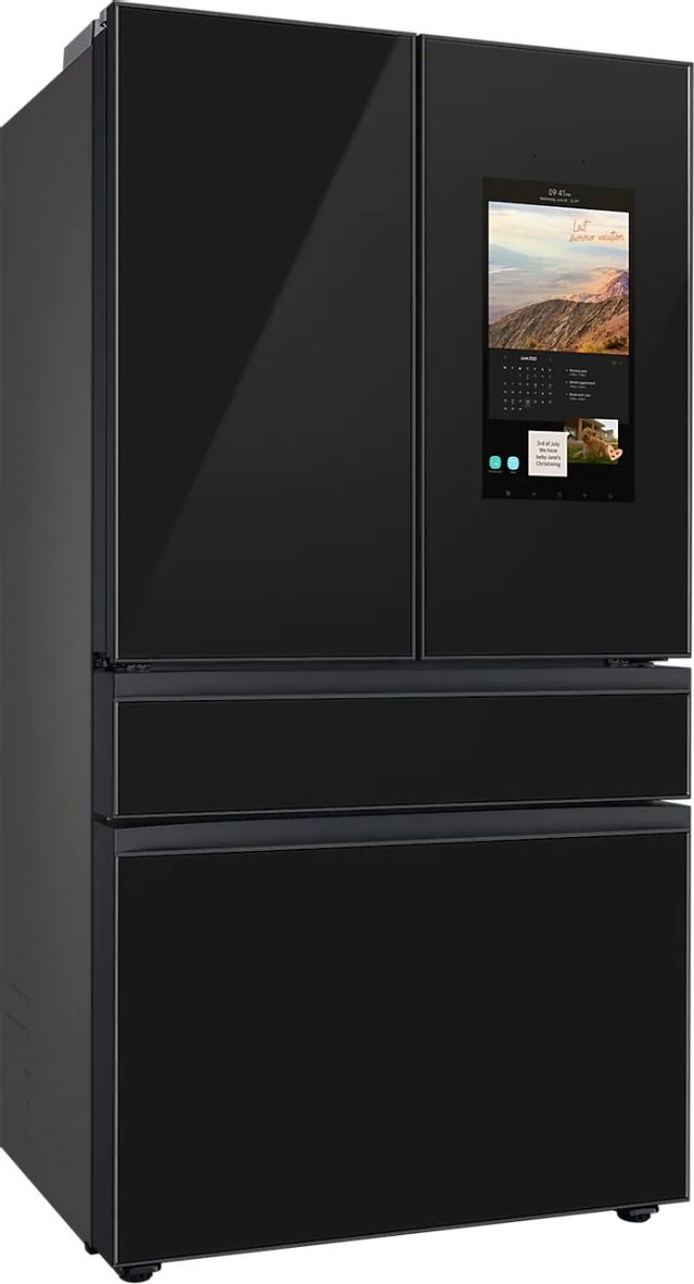 Samsung Bespoke 22.5 Cu. Ft. Clean White/Customizable Panel Counter Depth French Door Refrigerator 1