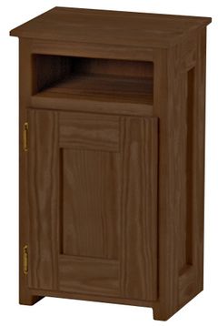 Crate Designs™ Furniture Brindle Left Side Hinge Door Petite Nightstand