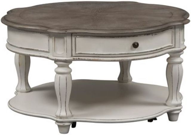Liberty Magnolia Manor 3-Piece Antique White Table Sets-1
