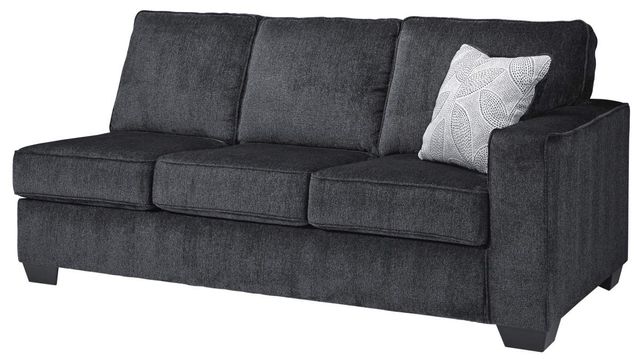 Signature Design by Ashley® Altari 2-Piece Slate Sleeper Sectional with Chaise 2