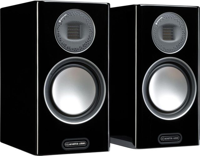 Monitor Audio Gold 100 Pair of Gloss Black Bookshelf Speakers