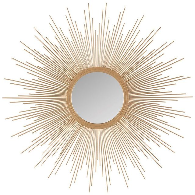 Olliix by Madison Park Gold Small Fiore Sunburst Mirror-0