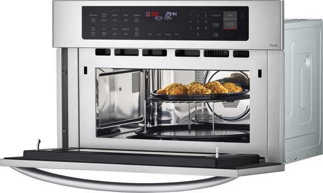LG 1.7 Cu. Ft. Stainless Steel Built-In Electric Speed Oven 9
