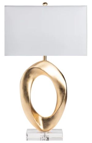 Crestview Collection Apollo Gold/White Table Lamp