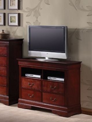 Amesbury Chair Louis Philippe Cherry TV Stand