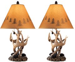 Signature Design by Ashley® Derek Set of 2 Brown Poly Table Lamps