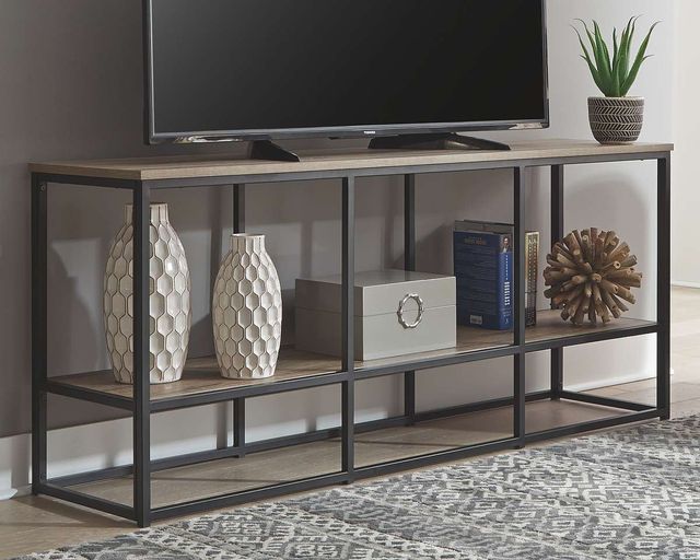 Signature Design by Ashley® Wadeworth Brown 65" TV Stand-3