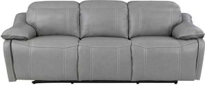 Steve Silver Co. Alpine Gray Dual-Power Reclining Sofa