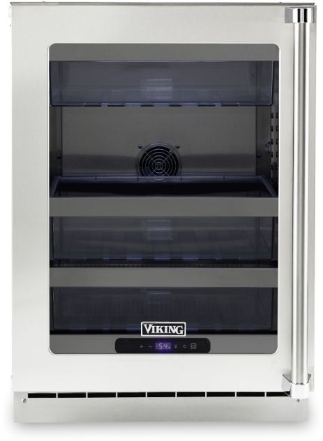 Viking® 24" Stainless Steel Under the Counter Refrigerator-0