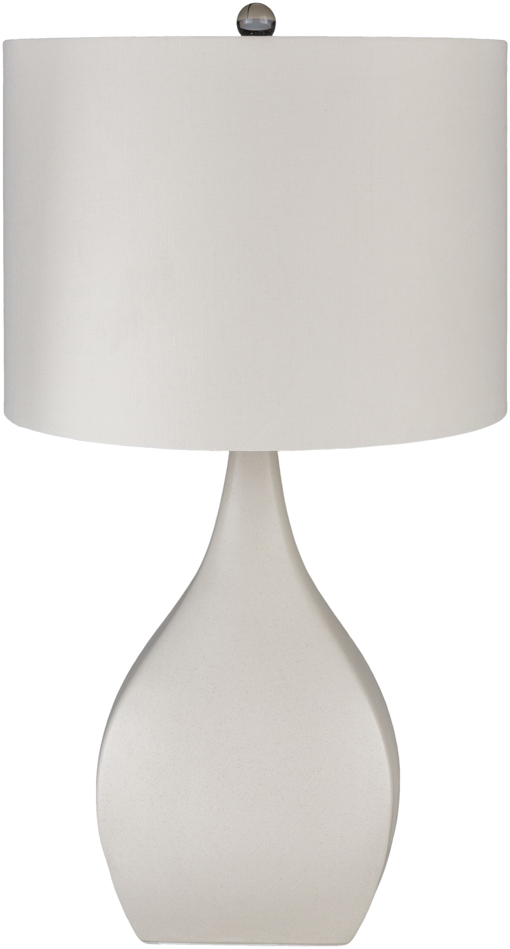 Surya Hinton Cream Ceramic Table Lamp