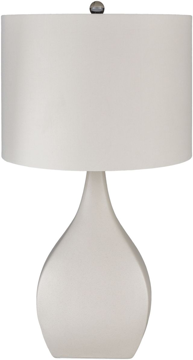 Surya Hinton Cream Ceramic Table Lamp-0