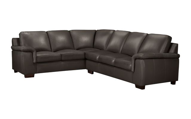 Leather Living Brisbane 2 Pc Sectional 2