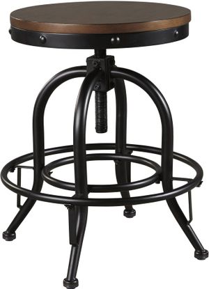 Signature Design by Ashley® Valebeck Black/Brown Counter Height Bar Stool