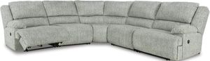 Signature Design by Ashley® McClelland 5-Piece Gray Reclining Sectional