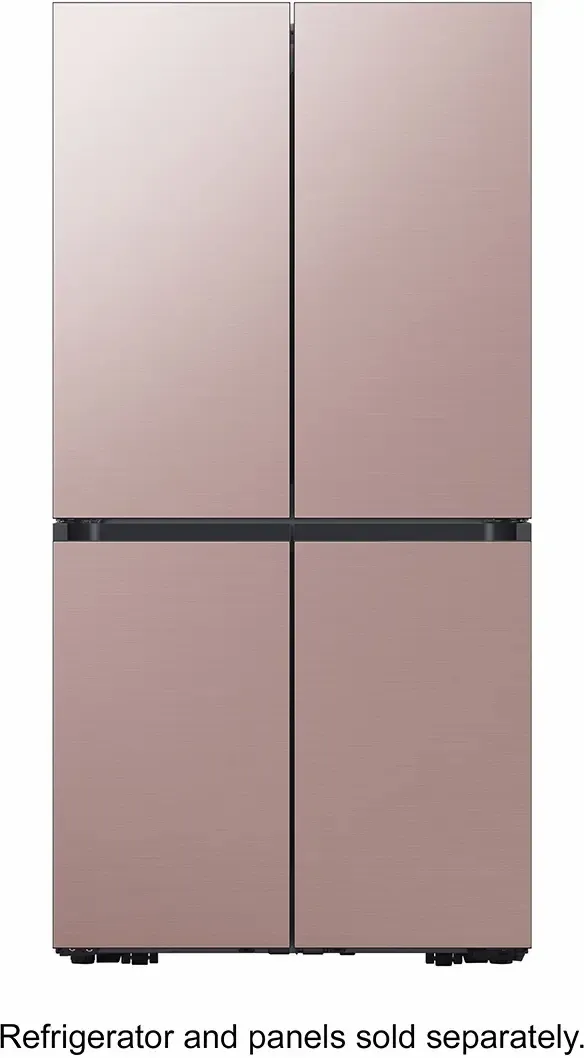 Samsung BESPOKE Champagne Rose Steel Refrigerator Bottom Panel 1