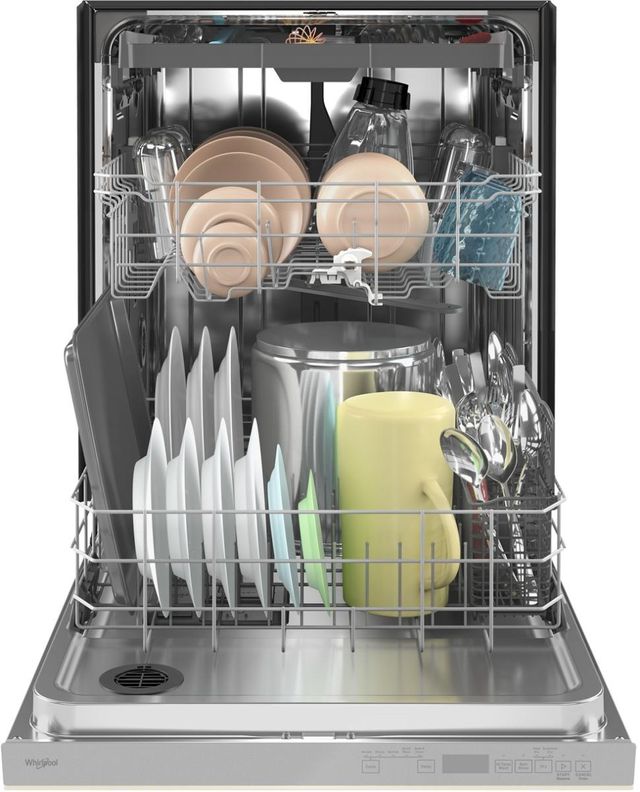 Whirlpool® 24" Biscuit Top Control Built In Dishwasher 2