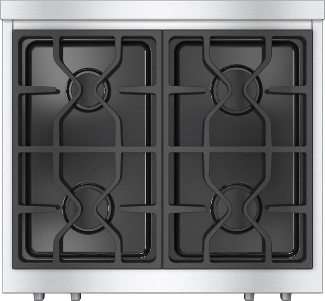 Miele HR 1924-2 G 30" Clean Touch Steel Free Standing Dual Fuel Range 2