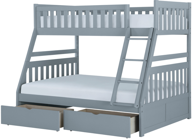 Homelegance Orion Gray Twin/Full Bunk Bed 5