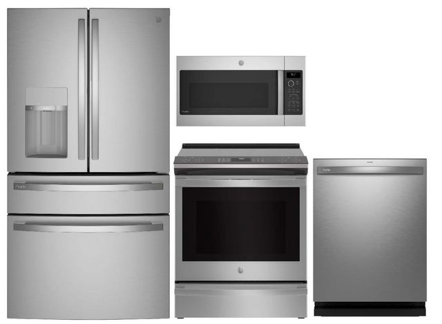 GE Profile™ 27.6 Cu. Ft. Fingerprint Resistant Stainless Steel French ...