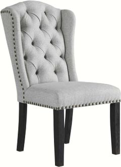 Signature Design by Ashley® Jeanette Linen Upholstered Dining Side Chair