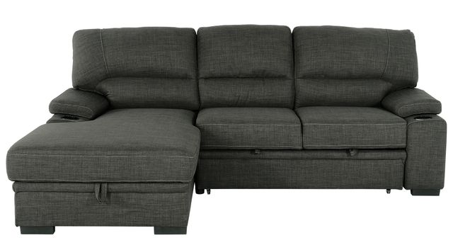 Guiseppe 2-Piece Sofa(pullout-bed) with Left Hand Facing Storage Chaise 0