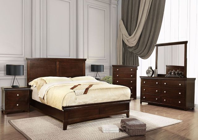 Furniture of America® Spruce Brown Cherry Nightstand 3