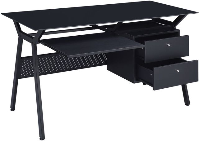 Coaster® Weaving Black 2-Drawer Computer Desk-1