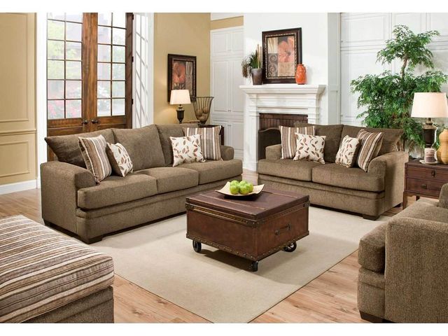 Peak Living Cornell Cocoa Loveseat | Fischer Furniture | Rapid City, SD