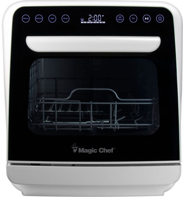 Magic Chef® 18" White Portable Dishwasher