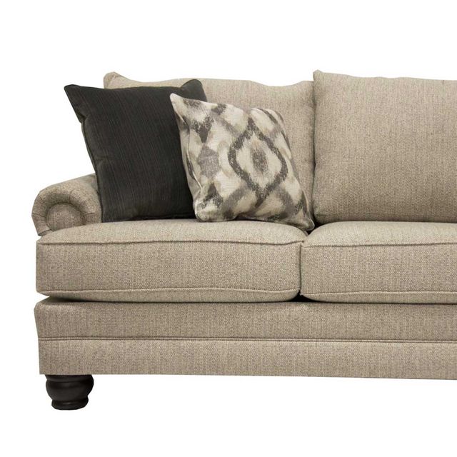 Mayo Twine Linen Sofa with Stain-Resistant Fabric-2