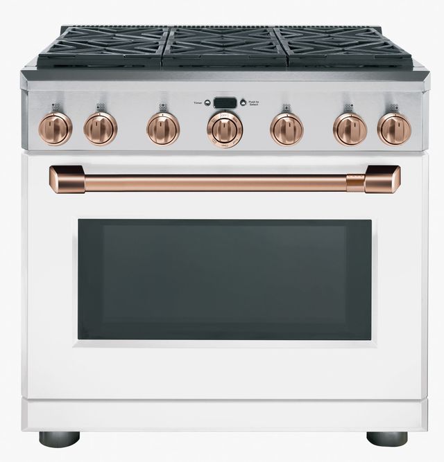 Café™ 36" Stainless Steel Professional Style Dual Fuel Range 23