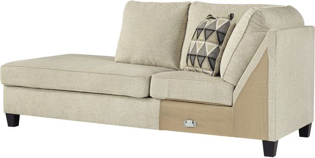 Signature Design by Ashley® Abinger 2 Piece Natural Sleeper Sectional with Chaise 4