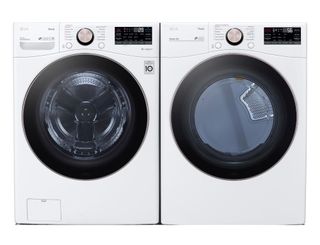 WM4000HWA | DLEX4000W - LG Front Load Pair Special With a 4.5 Cu Ft Washer and a 7.4 Cu Ft Electric Dryer