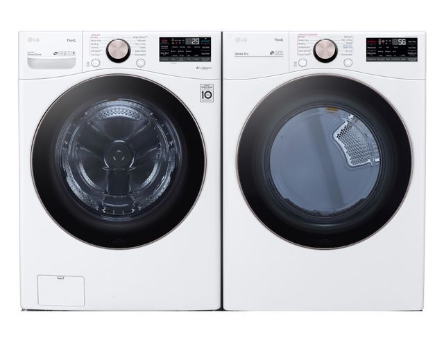 WM4000HWA | DLEX4000W - LG Front Load Pair Special With a 4.5 Cu Ft Washer and a 7.4 Cu Ft Electric Dryer-0